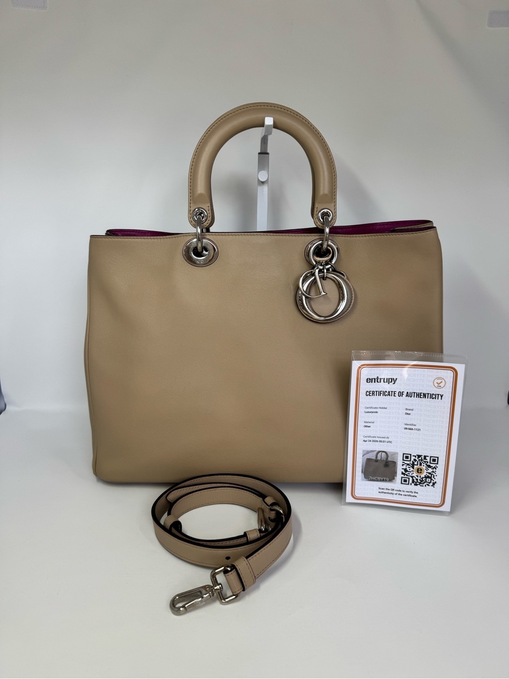 Authentic Christian Dior Diorissimo Large Tote Bag